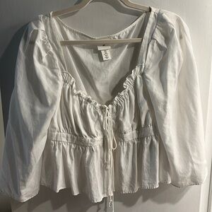 H&M x Brock collection blouse